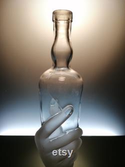 19th Century Legras Bottle hand with bottle