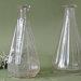2 Retro Glass Decanters, Vintage Glass Jugs, 1930s French Bistro, Art Deco, Pressed Glass, Bar Decor, Country Kitchen, Boho Wedding Decor