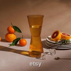 33oz Glassware carafe and 10 oz tumbler set in Citron