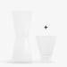 33oz Glassware Carafe And 10 Oz Tumbler Set In Frosted