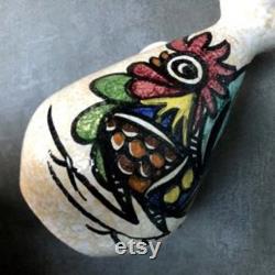 60's ceramic rooster pitcher