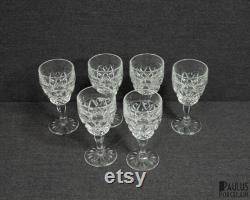 A Beautiful Antique Carafe and Six Small Glasses