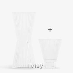 AIZ ZAI carafe and tumbler drinkset in Clear