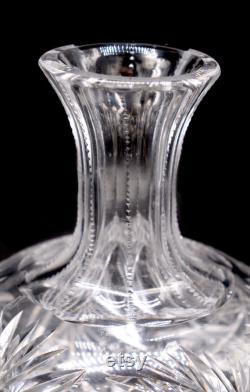 American Brilliant Cut Glass Water Carafe