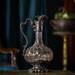An 19th Century Silver Plated And Crystal Carafe