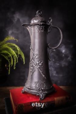 An antique Wmf pitcher, water jug, caraffe