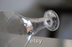Antique 18th 19th Century English Glass Wine Carafe Spirits Decanter