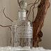 Antique Alcohol Absolute Apothecary Clear Glass Bottle Decanter With Sphere Stopper