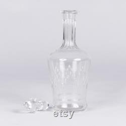 Antique French Crystal Carafe, 1900s