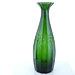 Antique Moser Bohemian Wine Carafe Green Intaglio Cut Grapes And Fruit