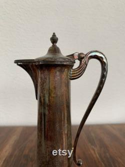 Antique WMF carafe with mug and tray