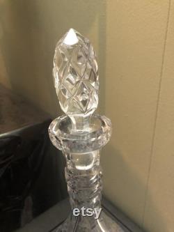 Antique Wine Carafe In Crystal withstopper