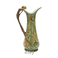 Art Nouveau Porcelain and Bronze Carafe with Nymph Design Vintage-Inspired Home Decor Timeless Statement Piece