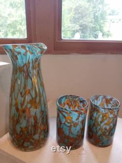 Beaker Carafe and 2 tumblers Set, three color options available