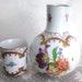 Bedside Water Carafe Tumbler And Cup Elios Italy Hand Painted Peint Main H F Vintage
