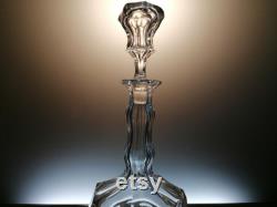 Belgian Val Saint Lambert carafe Lalaing