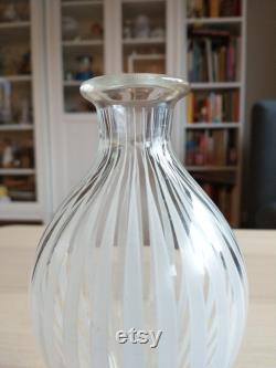 Bengt Orup for Johansfors, Strikt Carafe, Vase, Candlestick Holder, White, MCM, Swedish Design