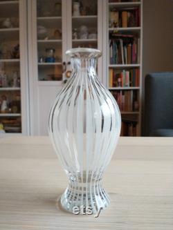 Bengt Orup for Johansfors, Strikt Carafe, Vase, Candlestick Holder, White, MCM, Swedish Design