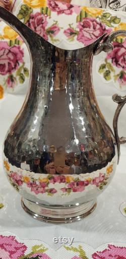 Big Handmade Anatolian Copper Carafe, water carafe , water pot, kitchen decor, home decor
