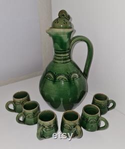Ceramic carafe set