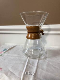 Chemex clear glass coffee carafe