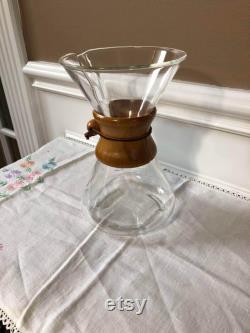 Chemex clear glass coffee carafe