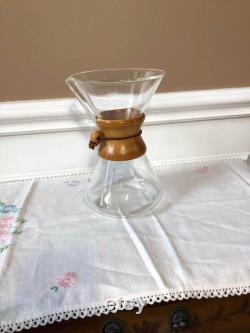 Chemex clear glass coffee carafe