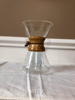 Chemex clear glass coffee carafe