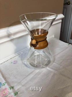 Chemex clear glass coffee carafe