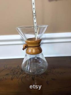 Chemex clear glass coffee carafe