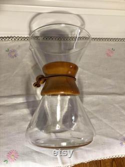 Chemex clear glass coffee carafe