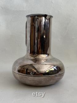 Christofle French Mid Century Modern Silver Plate Carafe