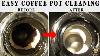 Cleaning The Inside Of A Stainless Steel Coffee Pot Diy Easy Simple U0026 Quick No Scrubbing