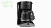 Coffee Maker With Auto Pause And Glass Carafe