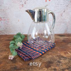 Cold duck, old glass jug with cooling function