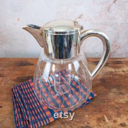 Cold duck, old glass jug with cooling function