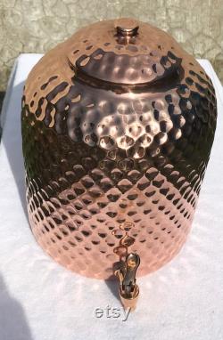 Copper bottle for medicinal water 14 Lts. 450 FL. Oz.
