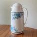 Crown Corning Thermique Carafe, Vintage Coffee Carafe, Floral Blue And White, Vintage Crown Corning