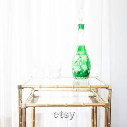 Crystal Carafe in Green Color