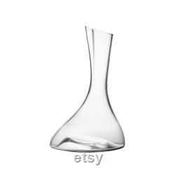 Crystal Long Neck Carafe Handmade Clear Glass Carafe Design Water Carafe Carafe for Soft Drinks Mother's Day Gift