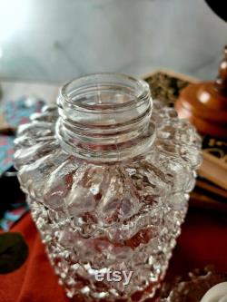 Crystal glass carafe 1970s