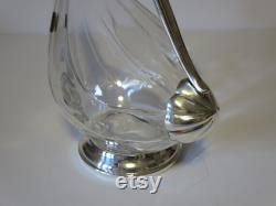 DECANTER CARAFE VINTAGE Crystal Serving Dining Wine Water pichet Liquor decanter Duck Drinkware Home Living Silverware Gift
