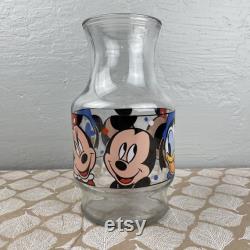 Disney Characters Mickey Minnie Mouse Donald Duck Juice Pitcher Decanter Jug