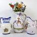 French Faience Jugs Collection Of Vintage French Pottery Quimper Ceramics