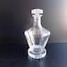 French Saint Louis Crystal Wine Decanter Carafe With Stopper And Makers Stamp Circa 1930s.