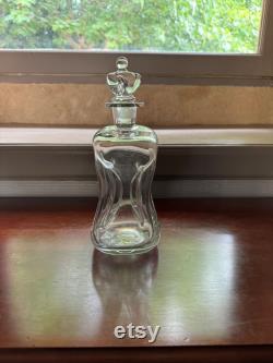 French Vintage GlassCrystal Carafe or Decanter