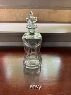 French Vintage GlassCrystal Carafe or Decanter