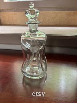 French Vintage GlassCrystal Carafe or Decanter