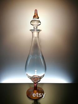 French crystal carafe with glasses Cristal de Paris