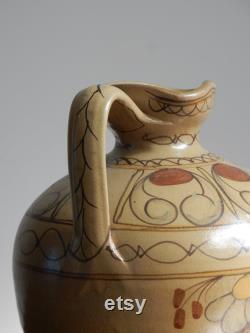 French sandstone jug 22 cm 7.48 in French countryside Ancient terracotta pottery